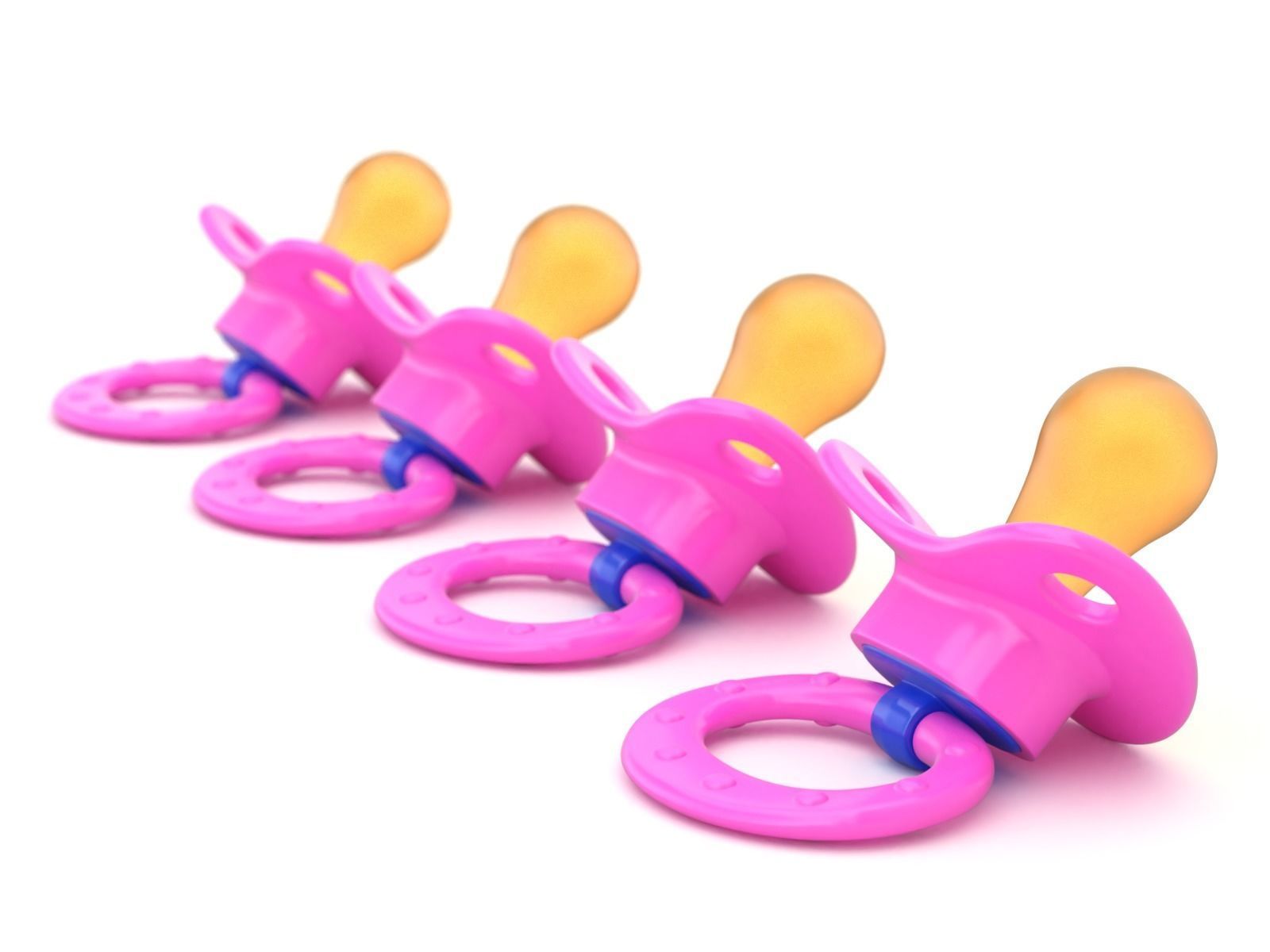 Pacifier Model 02 3D model_3