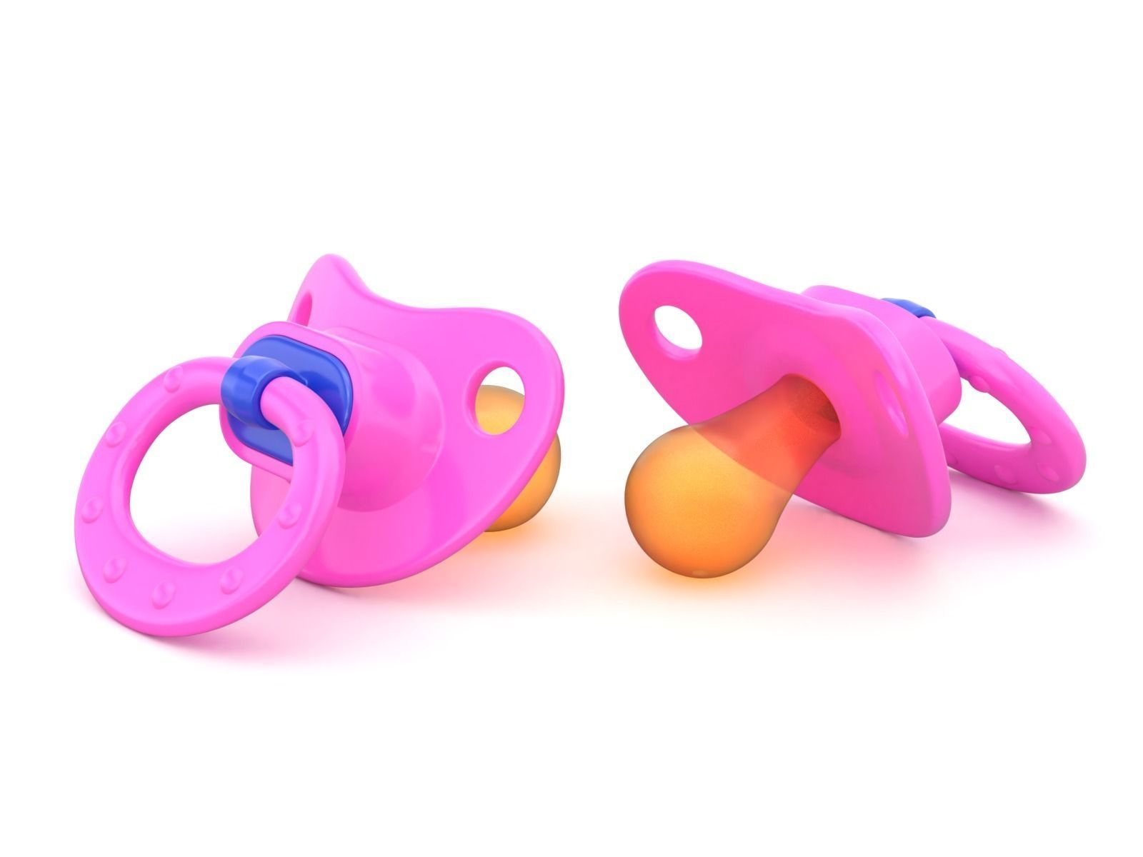 Pacifier Model 02 3D model_1