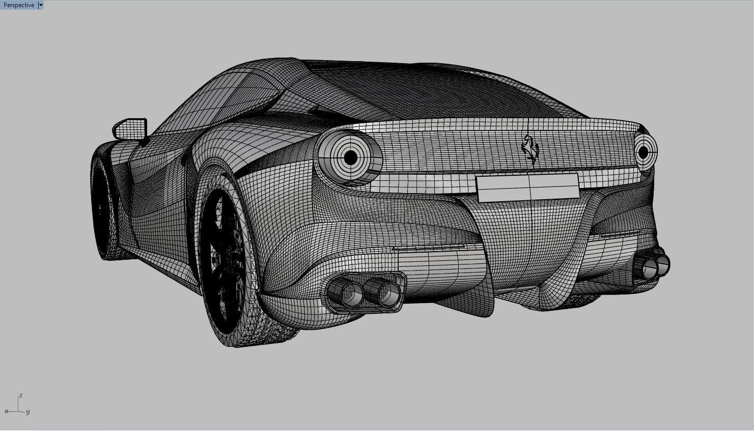 Ferrari F12 Berlinetta 3D model_3