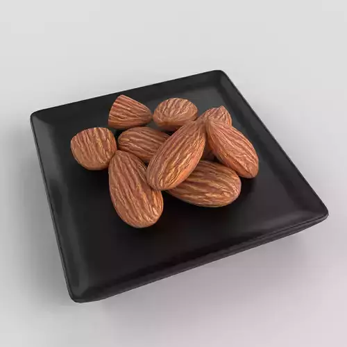 Almond 3D model