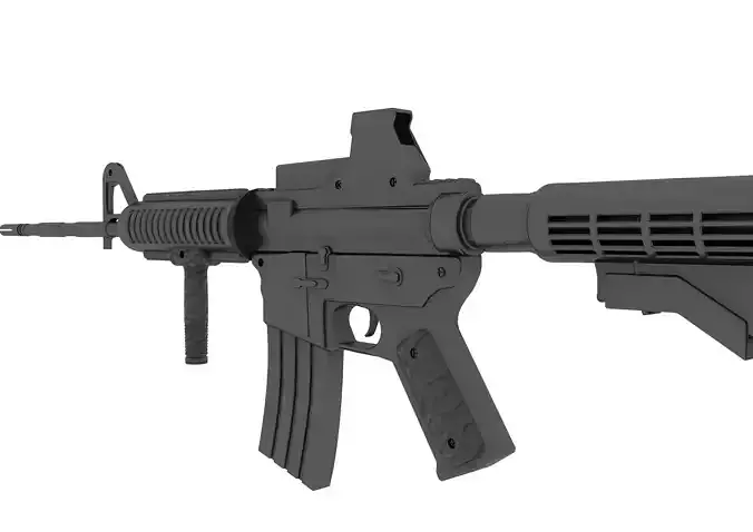 weapon m16 3D model