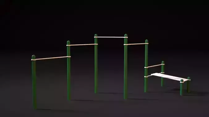 Workout 2 set of exercise equipment