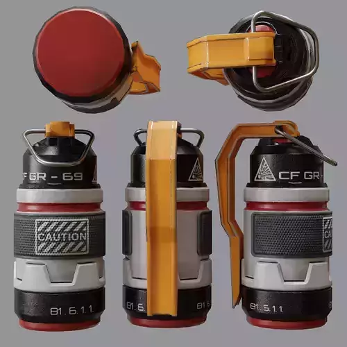 Pak tactical weapons Low poly