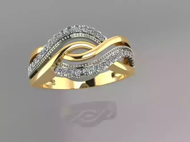 3D Print Ring Model 55