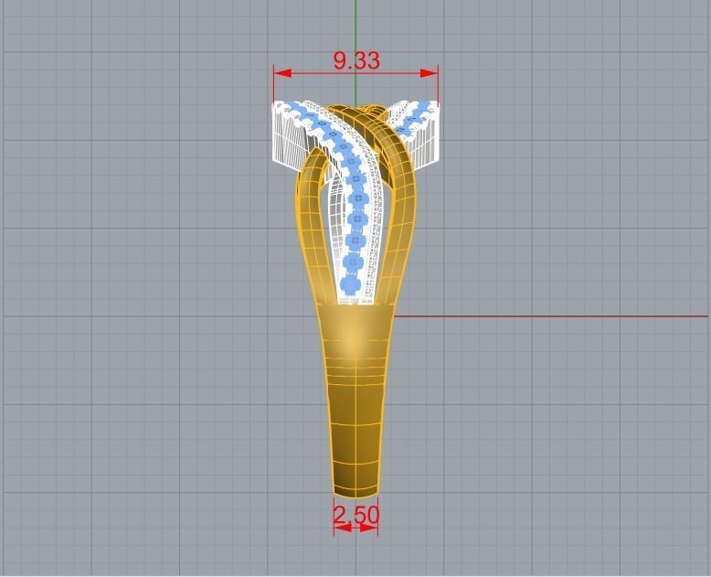 3D Print Ring Model 55 3D print model_9