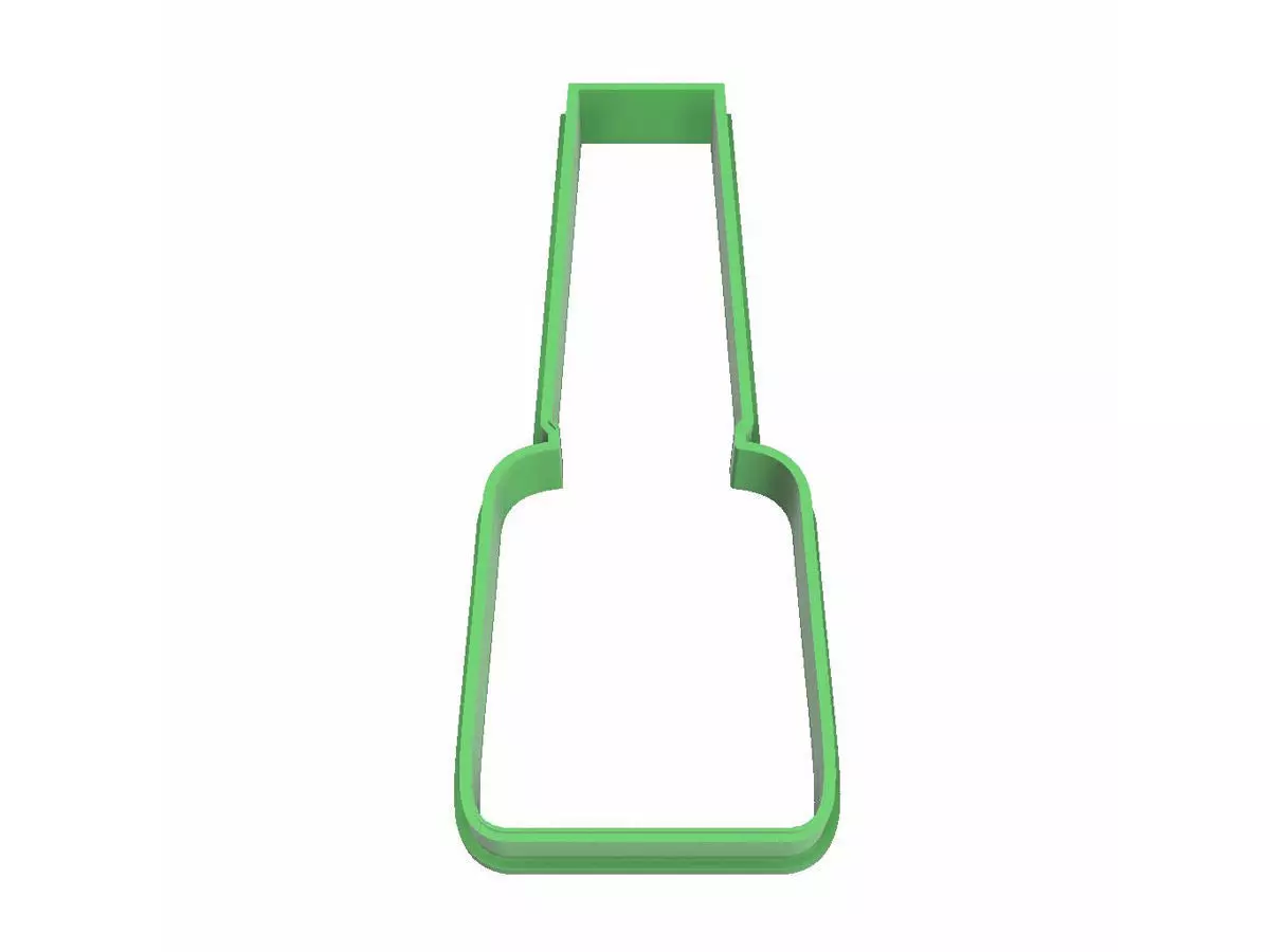 0138 Nail varnish cookie cutter 3D print model_0