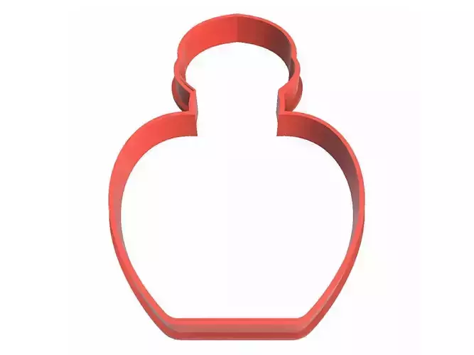 0139 Perfume bottle No 2 cookie cutter 