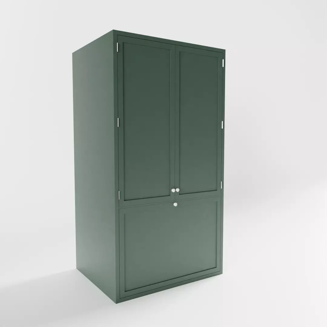 3-Door Refridgerator 3D model