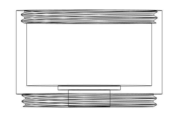 gas sensor body 3D print model_7