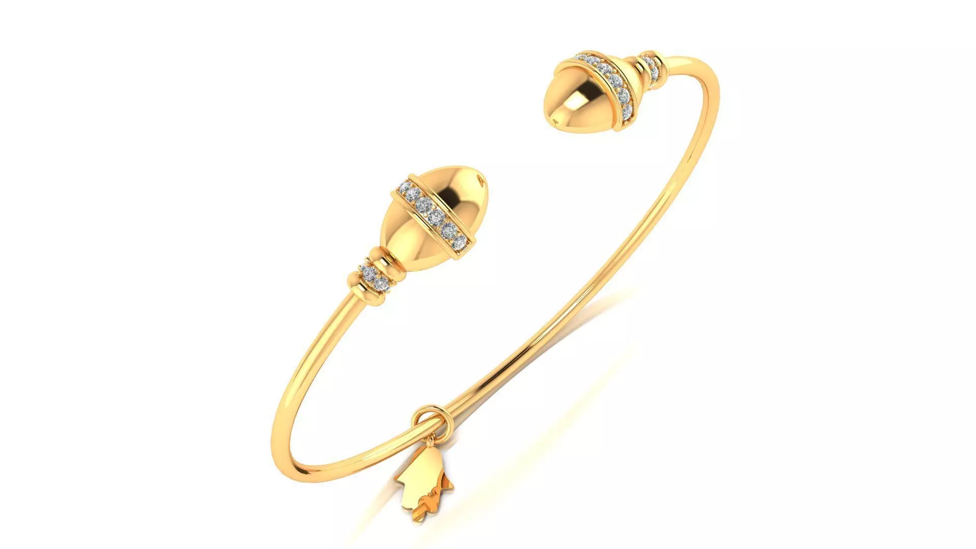 Tazzarine Diamond Bracelet Model 1 3D print model_0