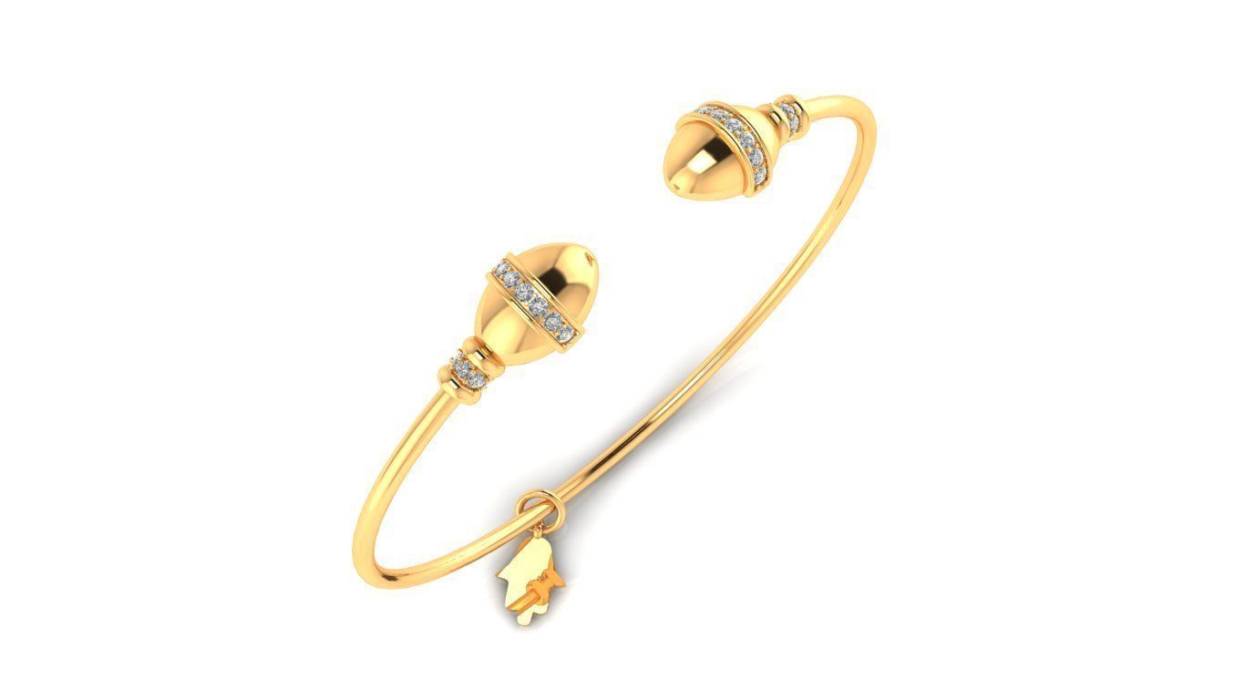 Tazzarine Diamond Bracelet Model 1 3D print model_10