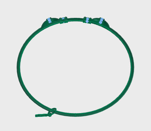 Tazzarine Diamond Bracelet Model 2 3D print model_7