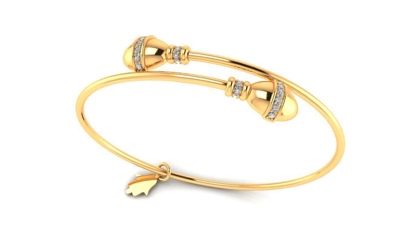 Tazzarine Diamond Bracelet Model 2 3D print model_3