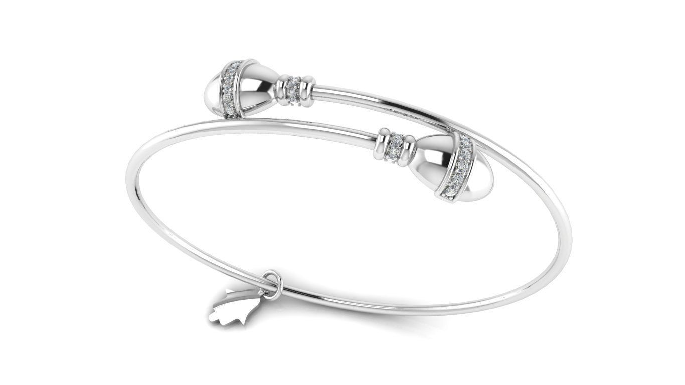 Tazzarine Diamond Bracelet Model 2 3D print model_1