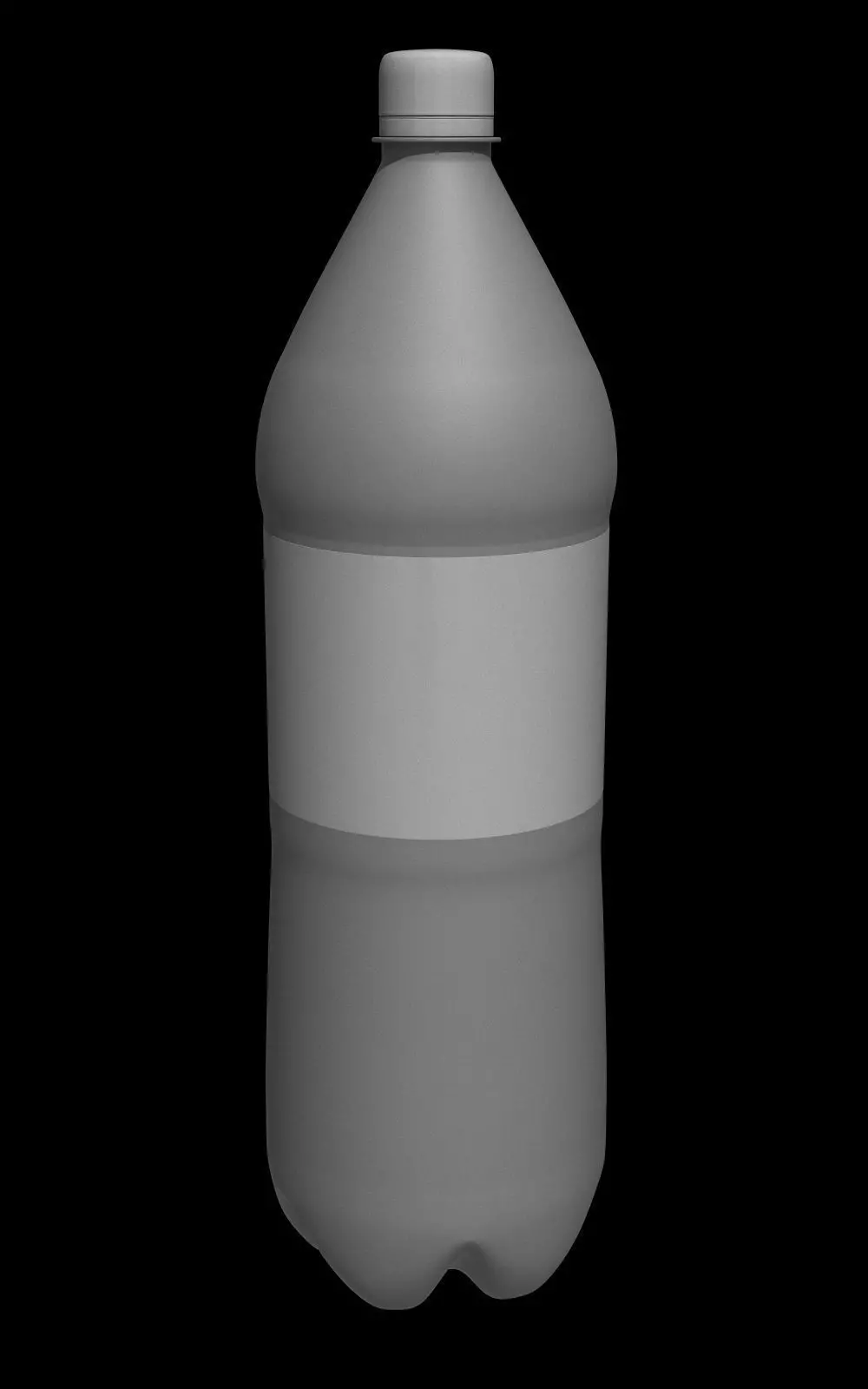 Plastic Bottle Free low-poly 3D model_0