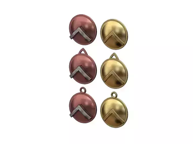 Spartan Shield Pendant