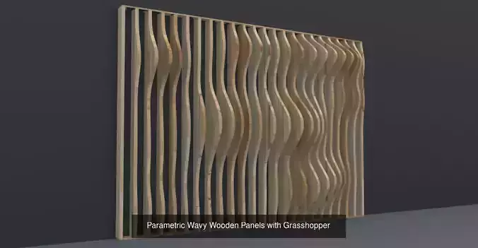 Parametric Wooden Wall Decorations for laser cutting 3D Model Collection