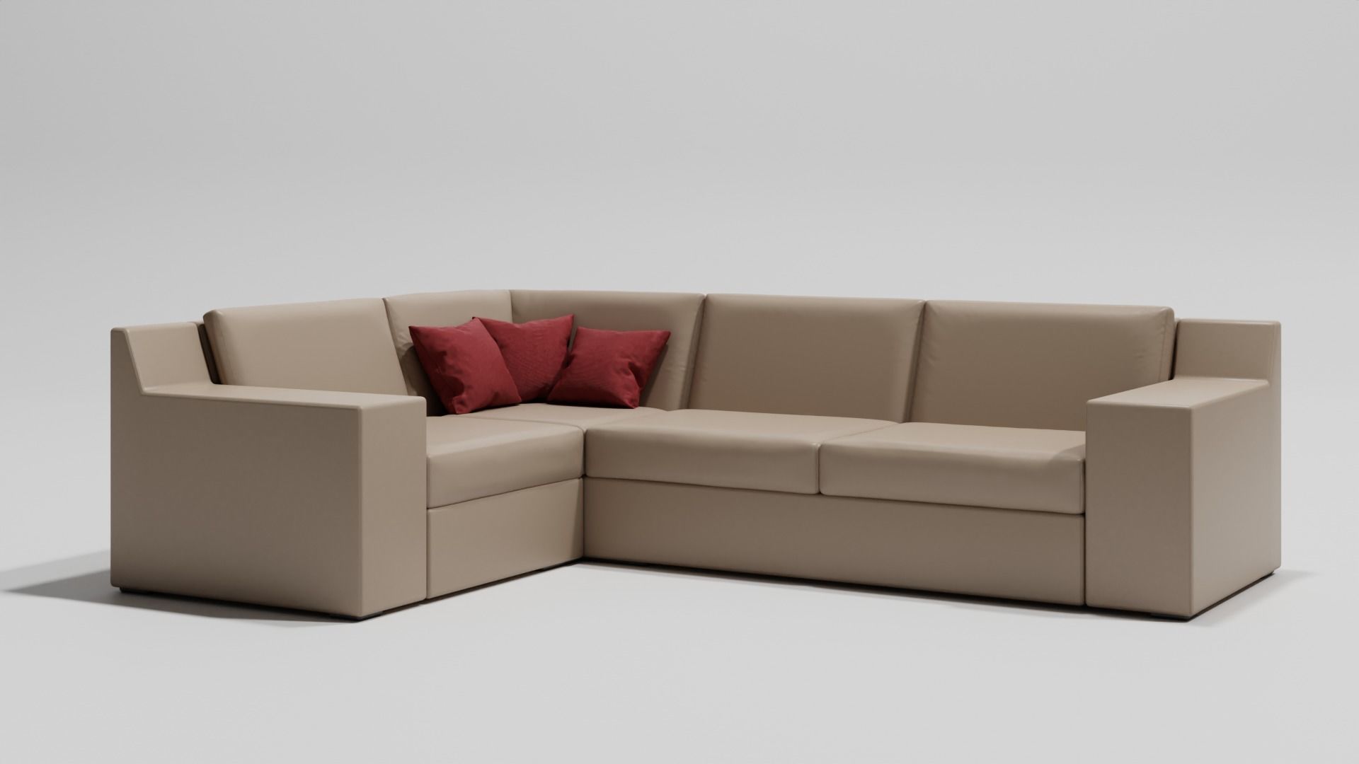Corner Sofa Modero 3D model_1