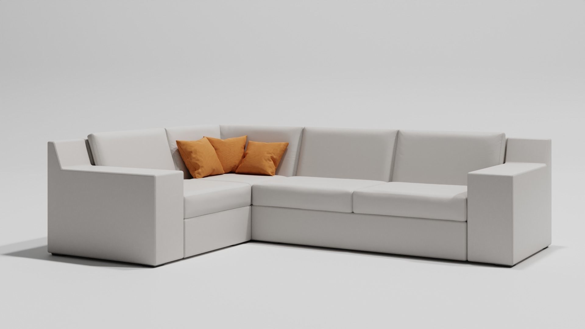 Corner Sofa Modero 3D model_2
