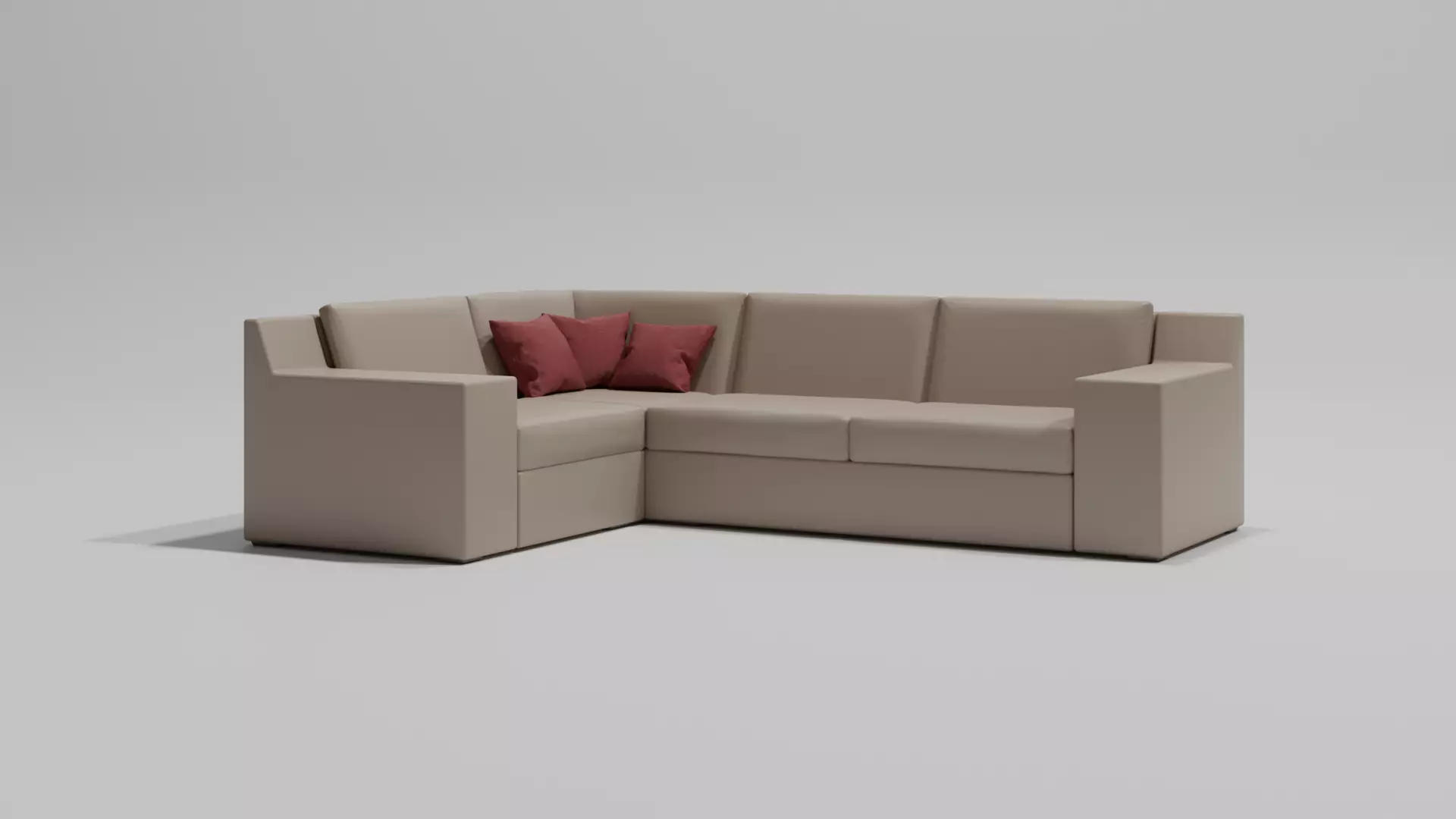 Corner Sofa Modero 3D model_0