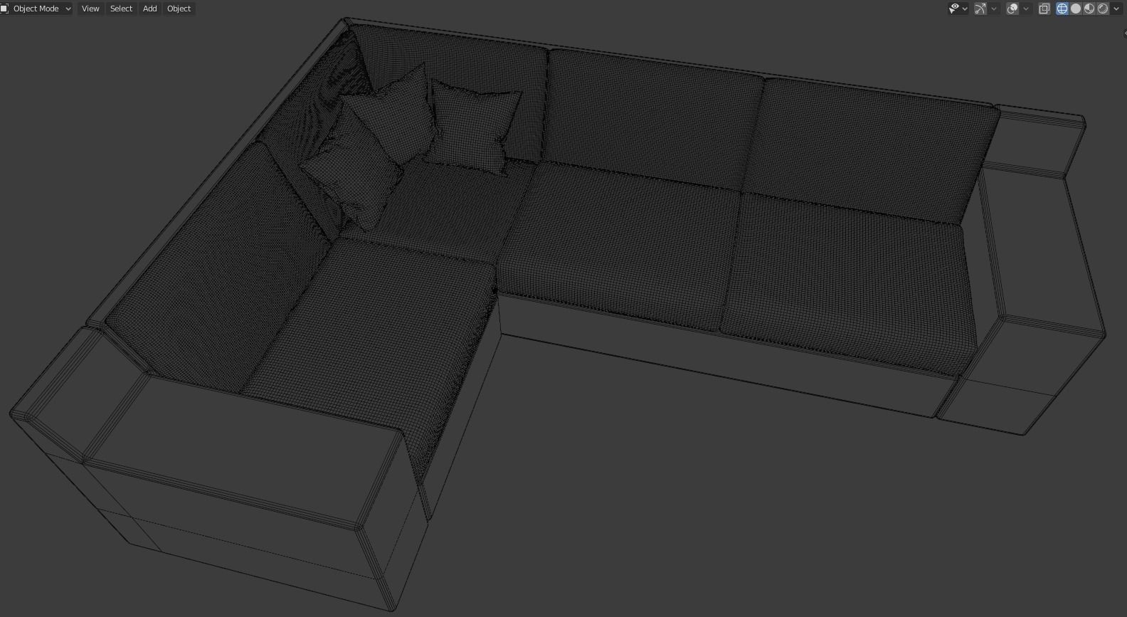 Corner Sofa Modero 3D model_11
