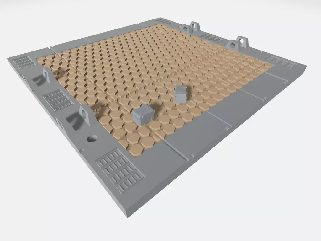 Mecha Hangar Bay Base -MHB02 B-only- Free 3D print model