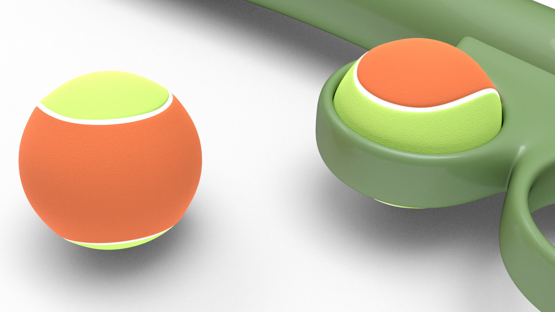 Dog ball launcher 3D model_6