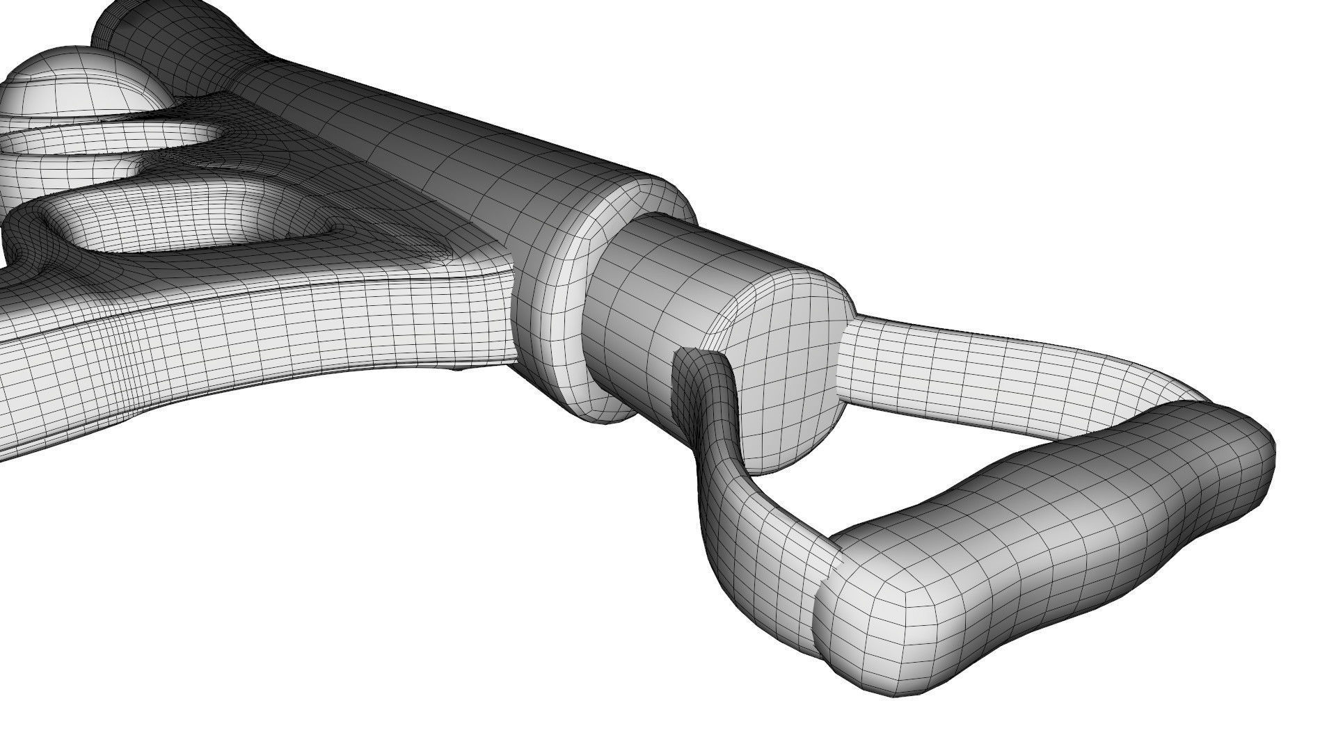 Dog ball launcher 3D model_11