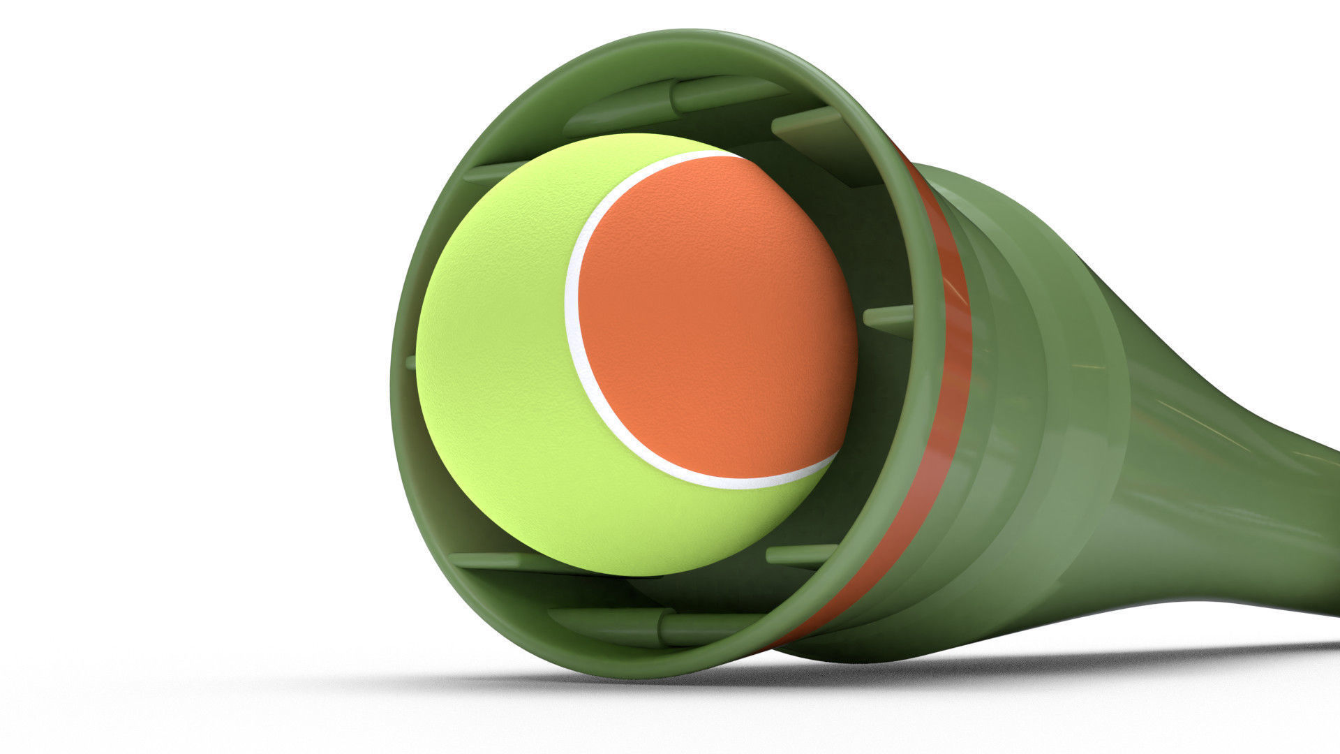 Dog ball launcher 3D model_7