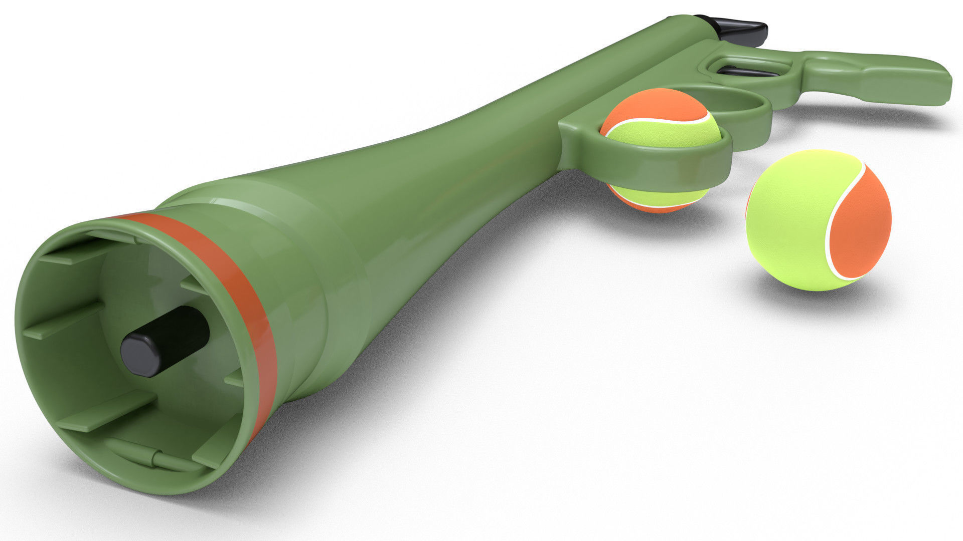Dog ball launcher 3D model_1