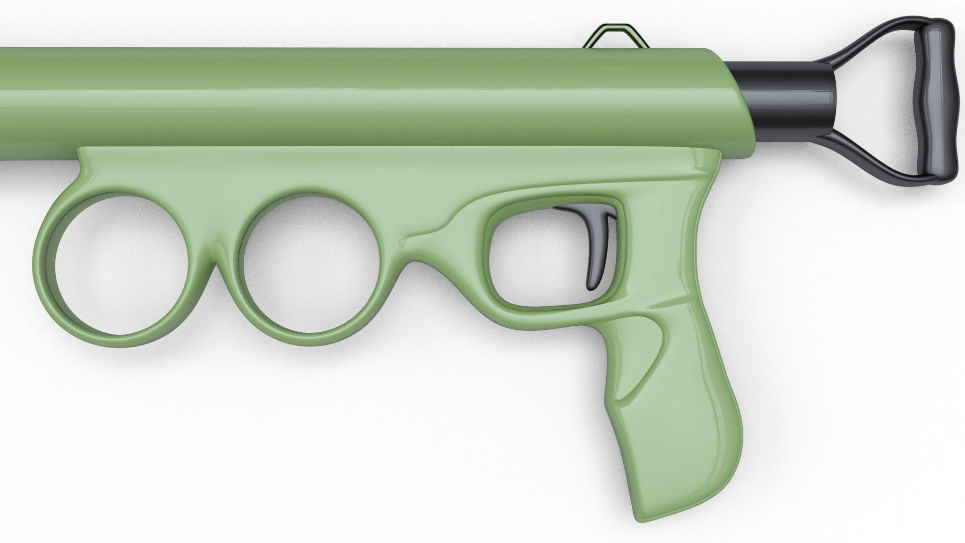 Dog ball launcher 3D model_3