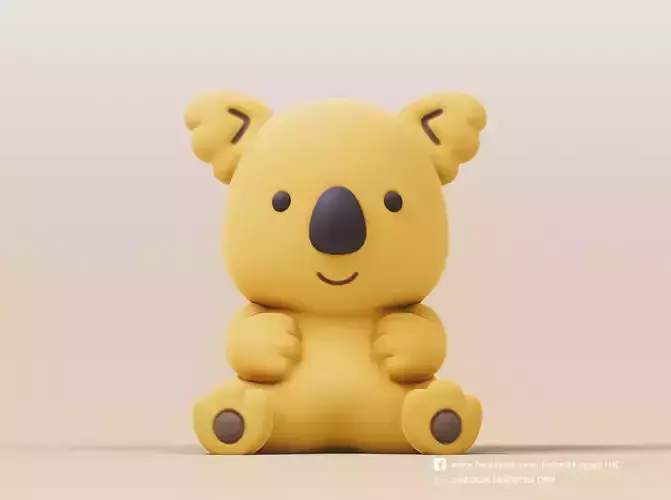 Koala-Koalas march Free 3D print model