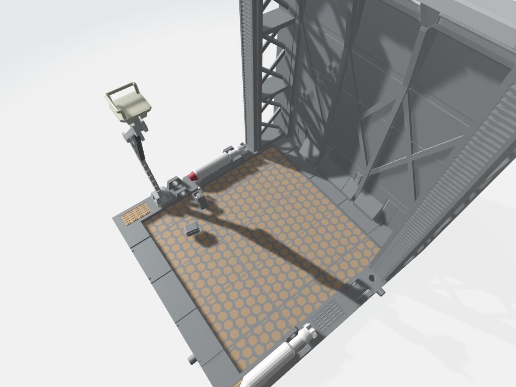 -MHB02C- Mecha Hangar Bay 02 Customizable 3D print model_9