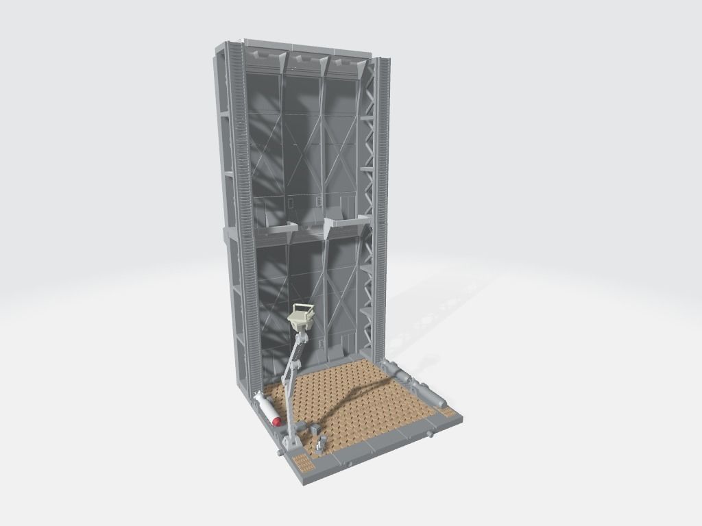 -MHB02C- Mecha Hangar Bay 02 Customizable 3D print model_12