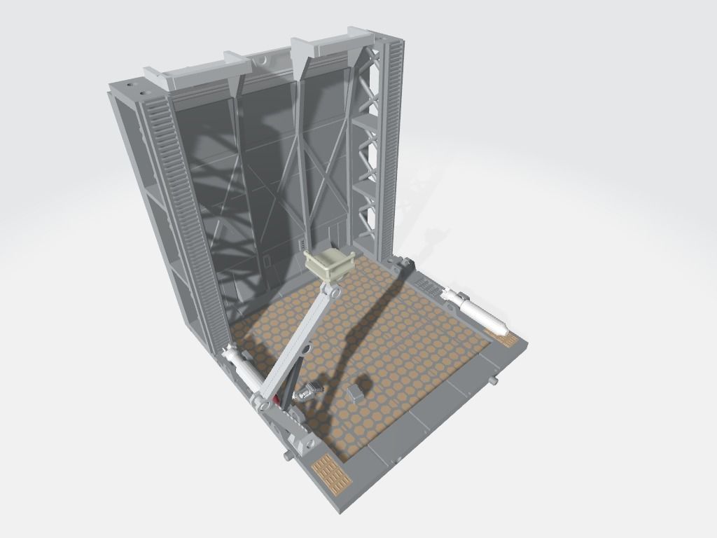 -MHB02C- Mecha Hangar Bay 02 Customizable 3D print model_8