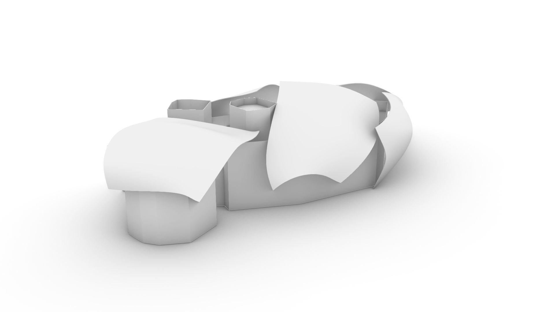 Frank Lloyd Wright Louis Vuitton 3D model_1