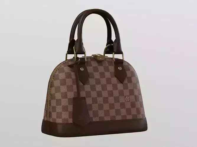 Louis Vuitton Alma BB Bag Damier Ebene Canvas