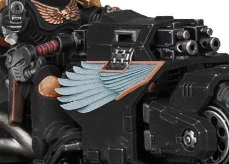 Wings for converting primaris outriders to Ravenwing Free 3D print model