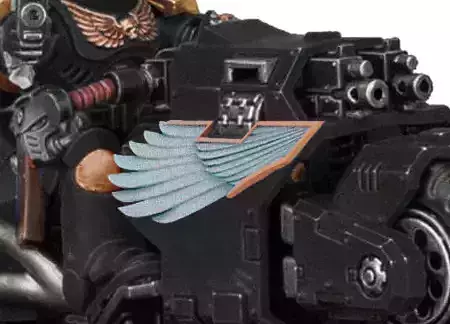 Wings for converting primaris outriders to Ravenwing
