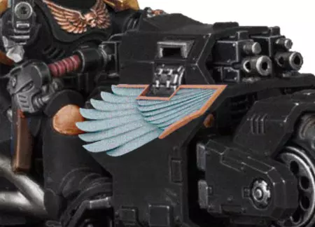 Wings for converting primaris outriders to Ravenwing Free 3D print model_0