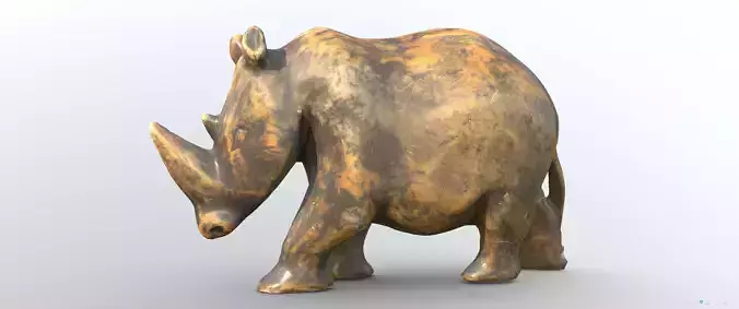 Hippo Stone Figure