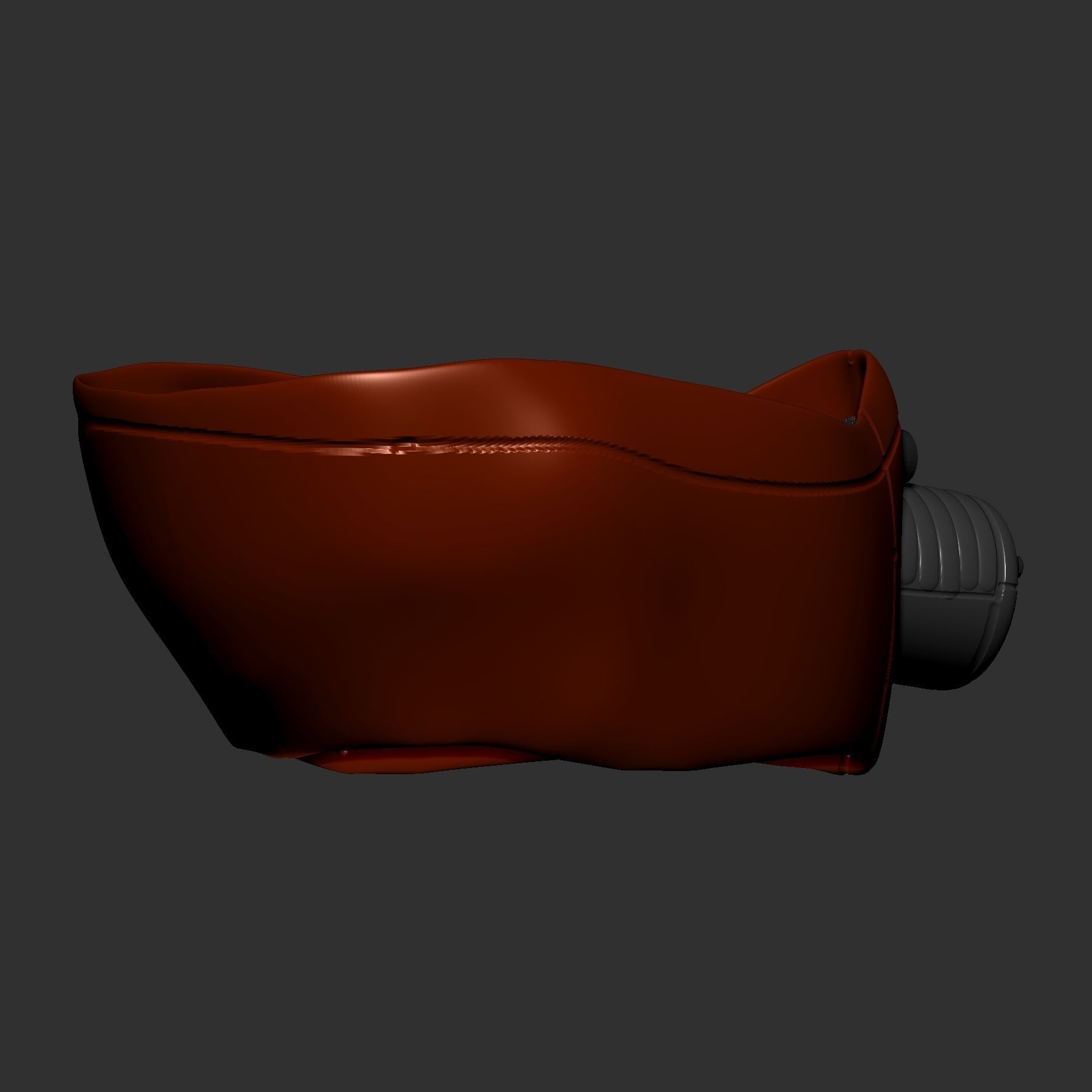 gas mask  sculpt 3d printable  3D model_6
