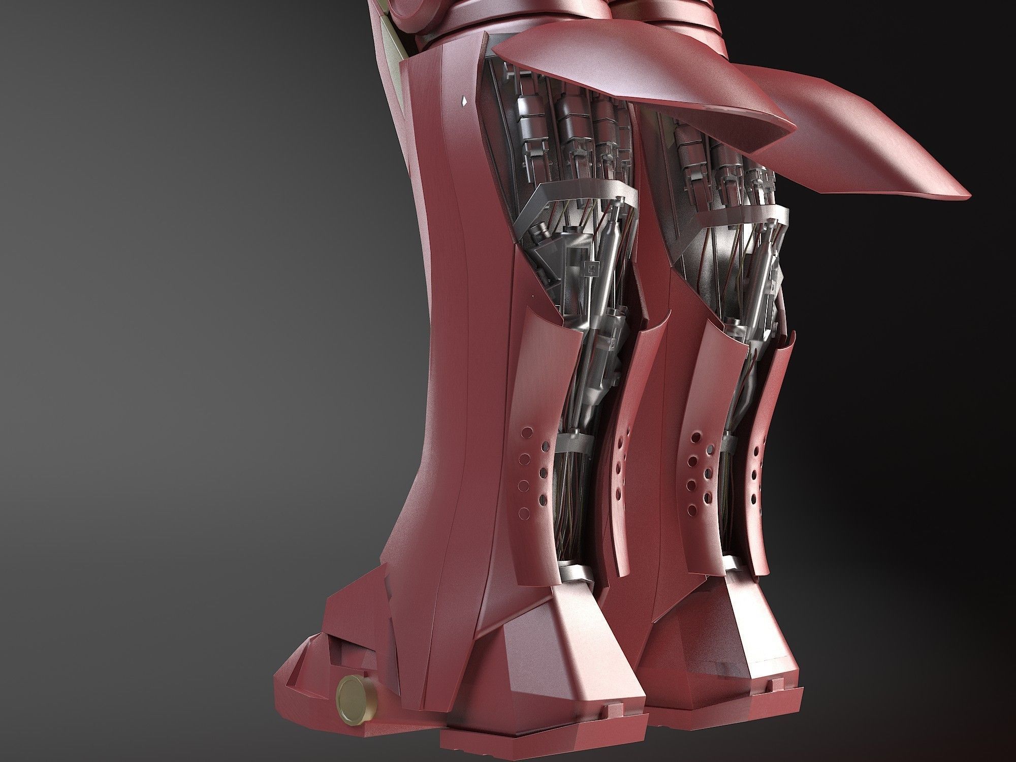 Iron Man Tony Stark Rigged 3D model_9