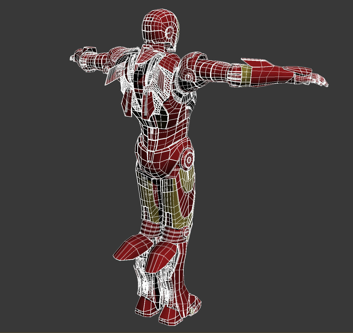 Iron Man Tony Stark Rigged 3D model_13