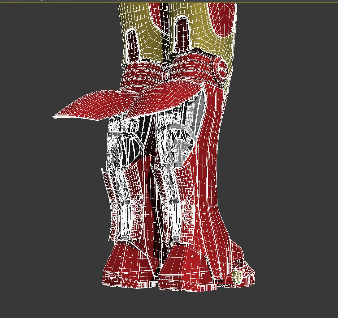 Iron Man Tony Stark Rigged 3D model_15