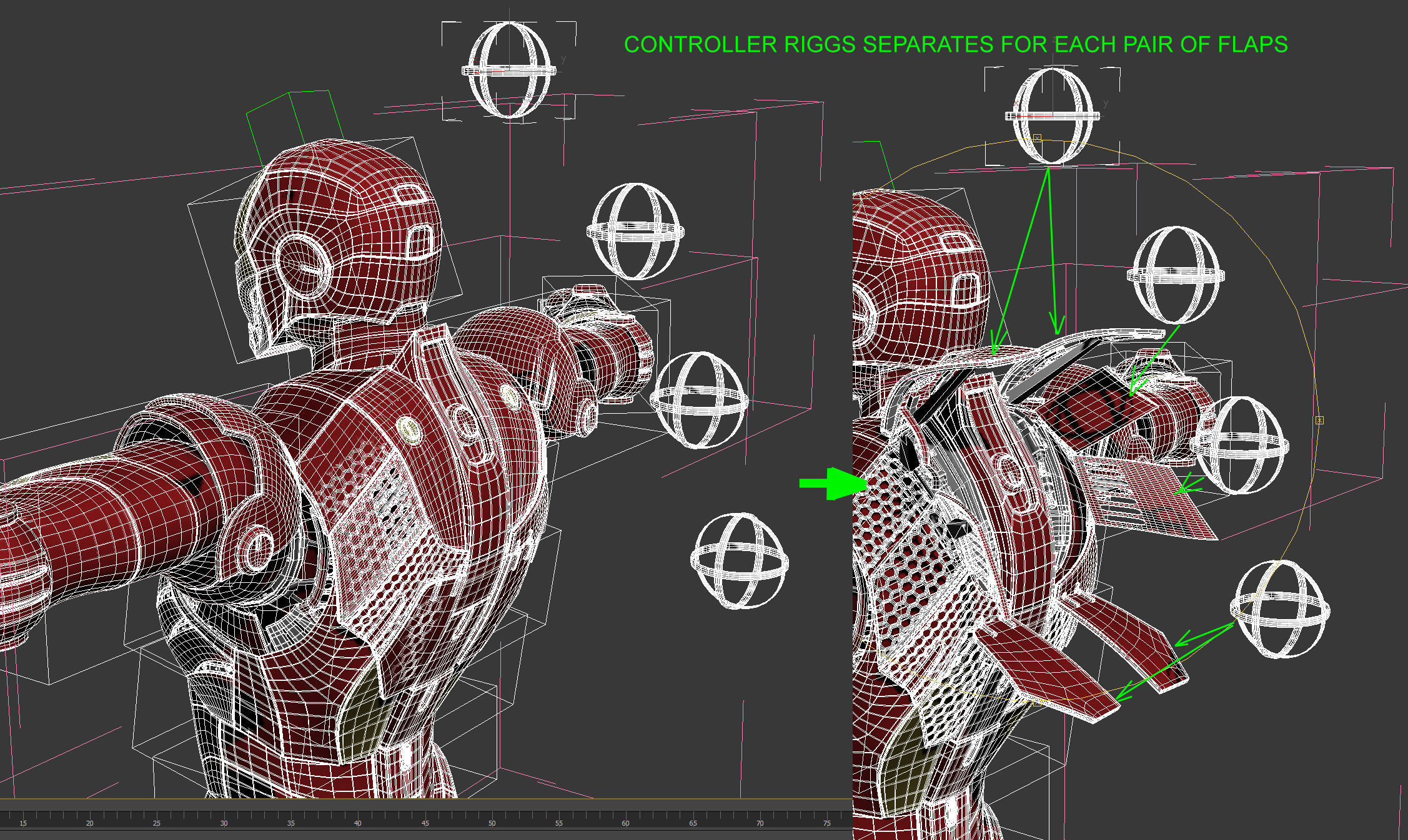 Iron Man Tony Stark Rigged 3D model_14