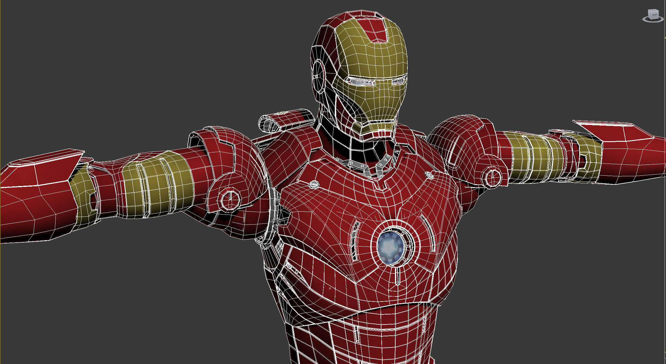 Iron Man Tony Stark Rigged 3D model_16