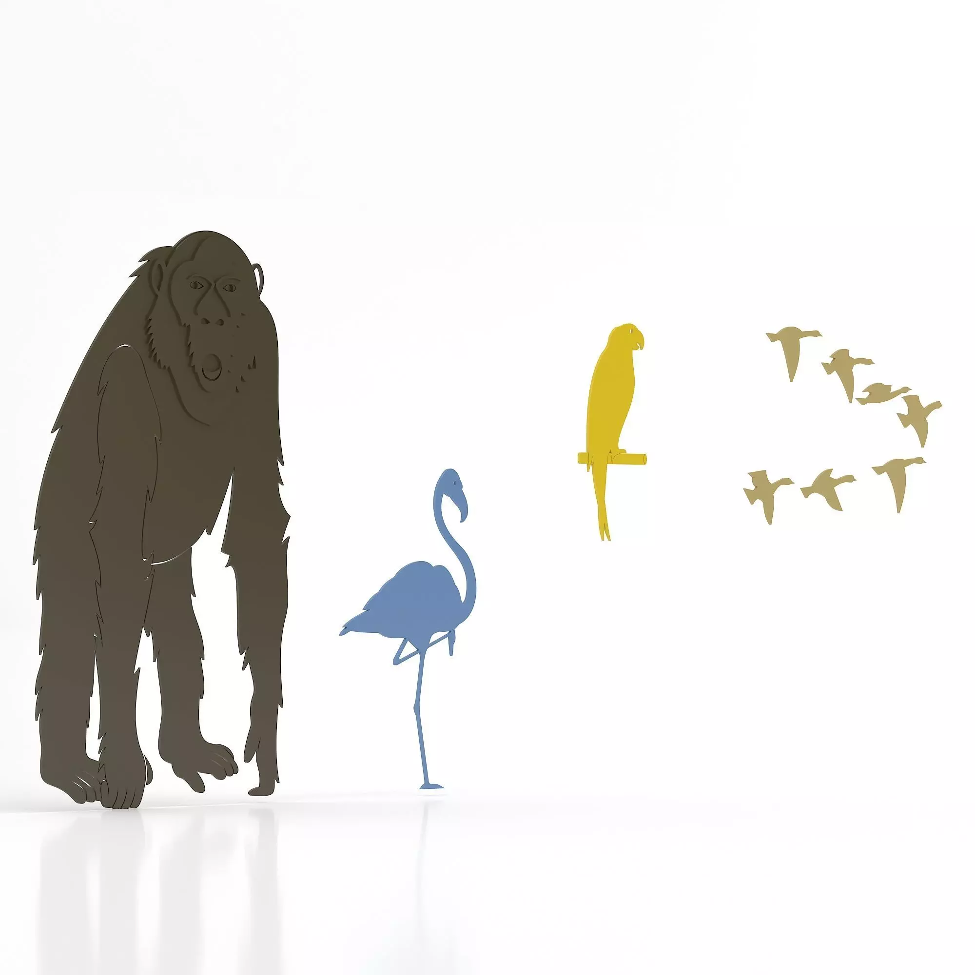 Animals 6 3D model_0