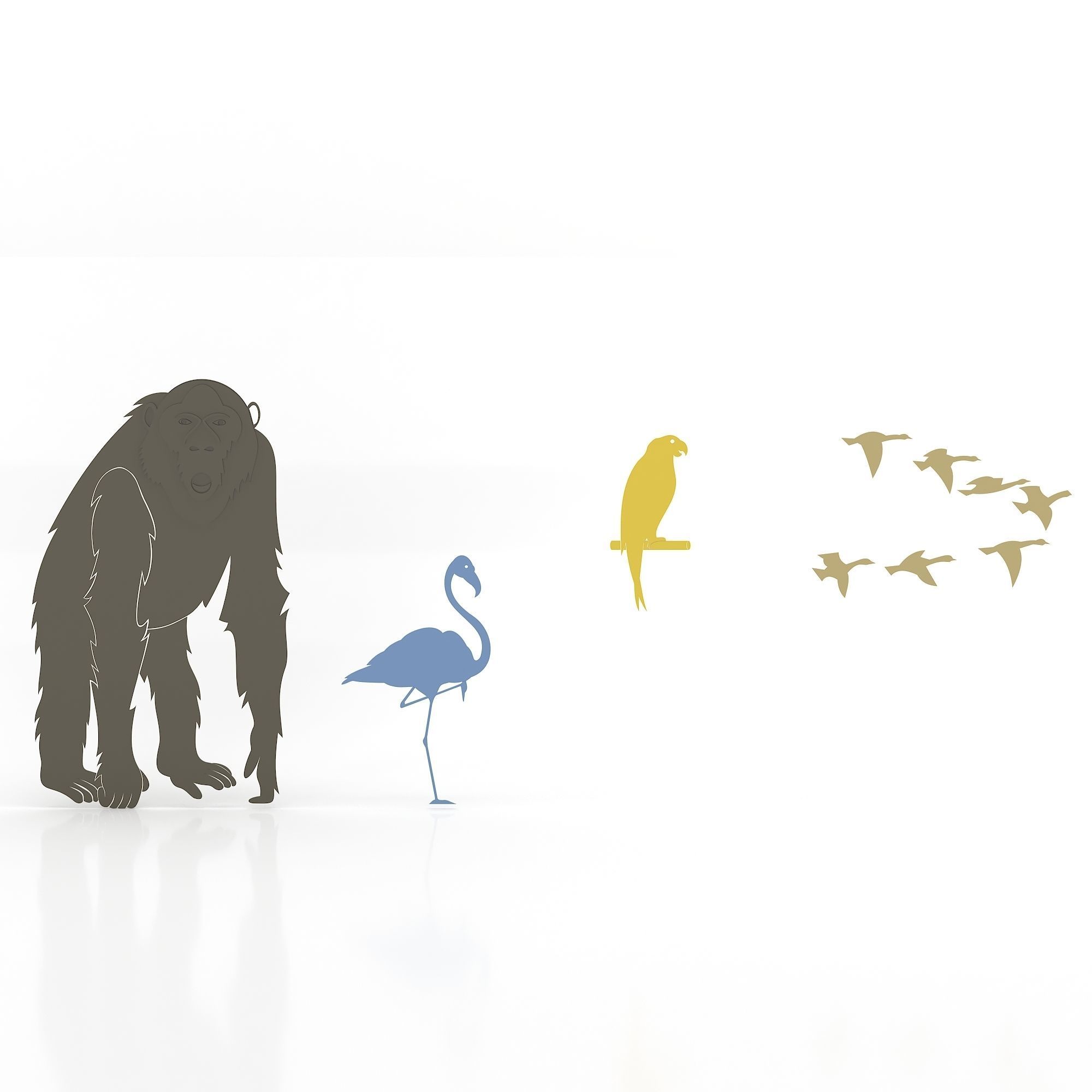 Animals 6 3D model_1