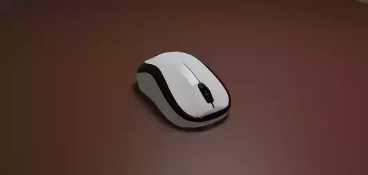 Computer Mouse Low-poly 3D model
